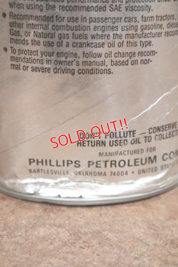 画像3: dp-201201-40 PHILLIPS 66 / Trop-Artic Single Grade Oil One U.S. Quart Can
