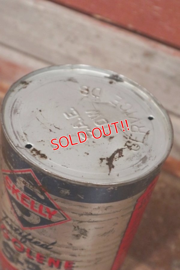 画像5: dp-201201-40 SKELLY / TAGOLNE S-3 Motor Oil One U.S. Quart Can