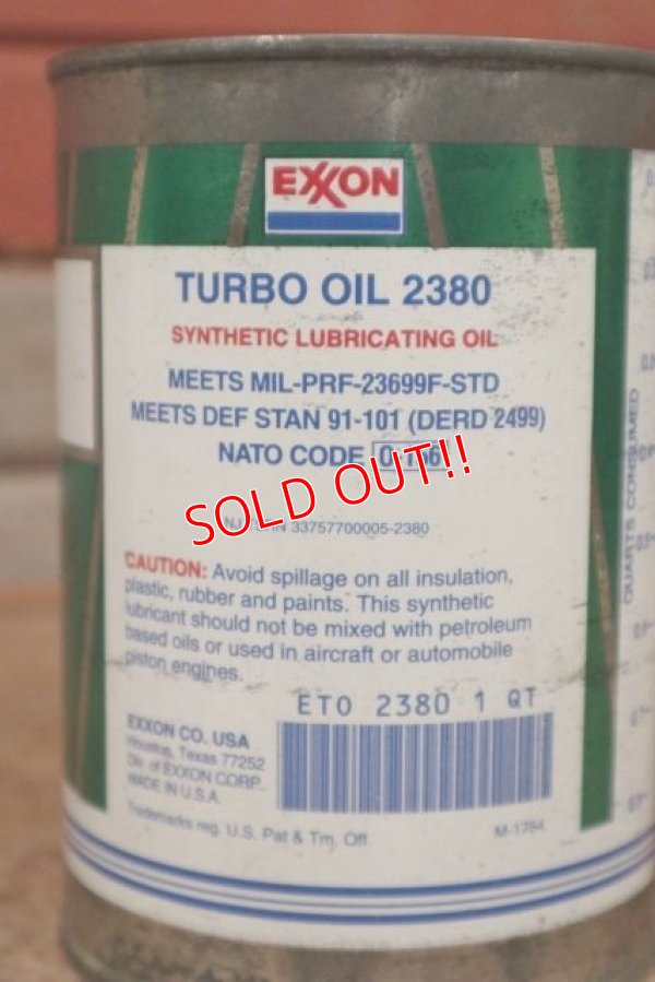 画像2: dp-201201-40 EXXON / TURBO Oil One U.S. Quart Can