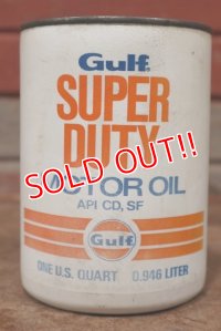 dp-201201-40 Gulf / SUPER DUTY One U.S. Quart MOTOR OIL