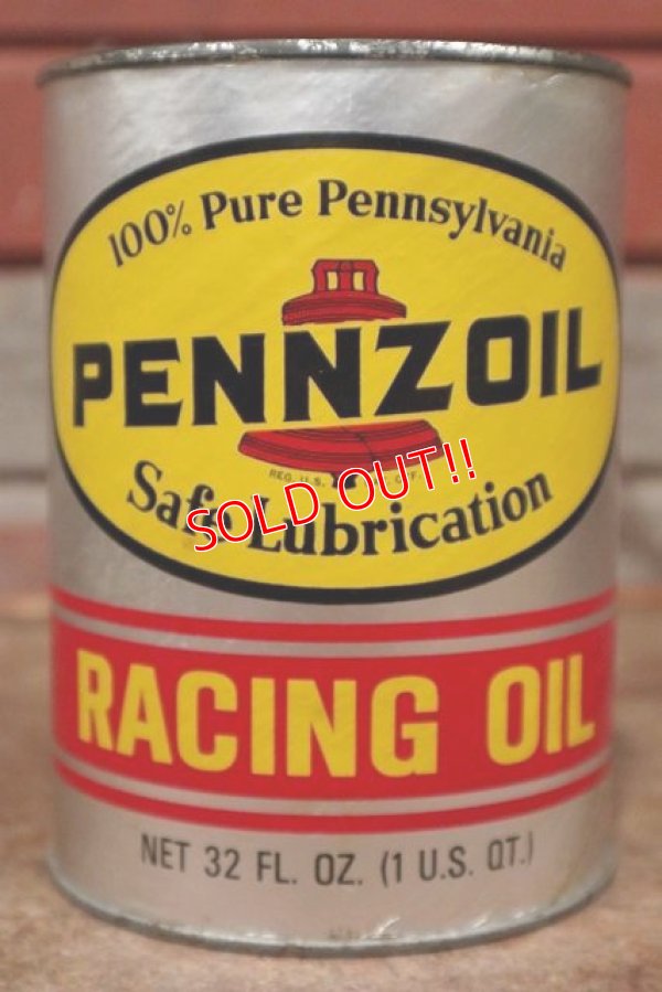 画像1: dp-201201-40 PENNZOIL / Racing Oil One U.S. Quart Can