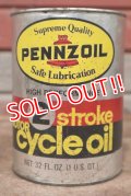 dp-201201-40 PENNZOIL / 2 Stroke Motorcycle Oil One U.S. Quart Can