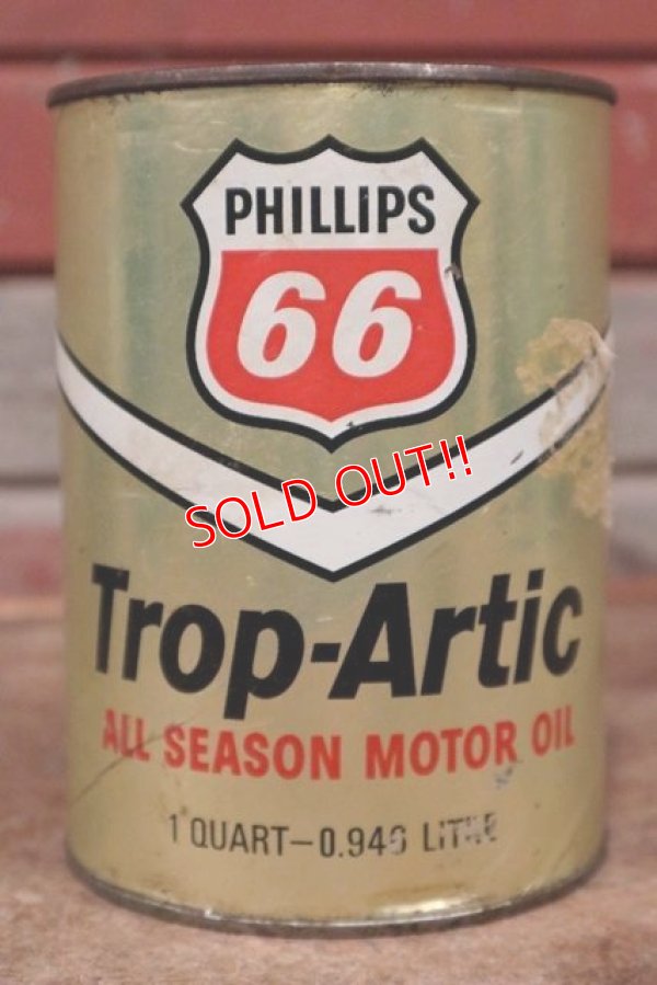 画像1: dp-201201-40 PHILLIPS 66 / Trop-Artic Oil One U.S. Quart Can