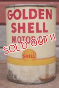 dp-201201-40 SHELL / GOLDEN SHELL Motor Oil One U.S. Quart Can