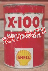 dp-201201-40 SHELL / X-100 Motor Oil One U.S. Quart Can