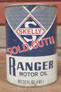 dp-201201-40 SKELLY / RANGER Motor Oil One U.S. Quart Can