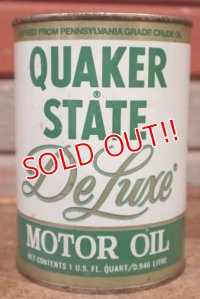 dp-201201-40 QUAKER STATE / De Luxe Motor Oil One U.S. Quart Can