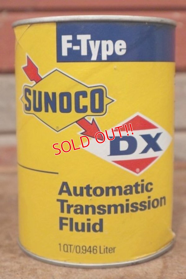 画像1: dp-201201-40 SUNOCO DX / Automatic Transmission Fluid One U.S. Quart Can