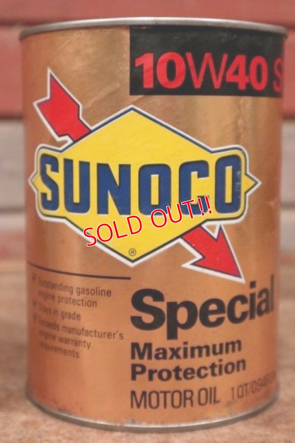 画像1: dp-201201-40 SUNOCO / Special Motor Oil One U.S. Quart Can