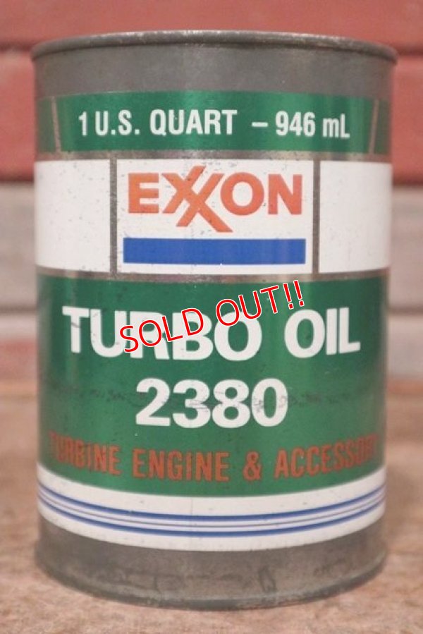 画像1: dp-201201-40 EXXON / TURBO Oil One U.S. Quart Can