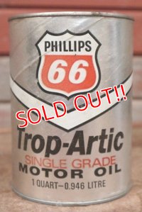 dp-201201-40 PHILLIPS 66 / Trop-Artic Single Grade Oil One U.S. Quart Can