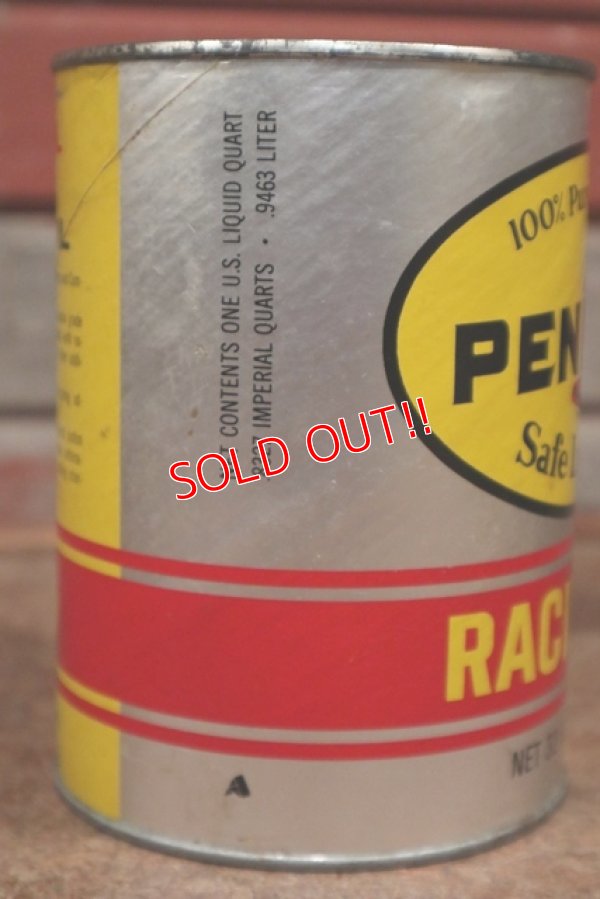 画像3: dp-201201-40 PENNZOIL / Racing Oil One U.S. Quart Can
