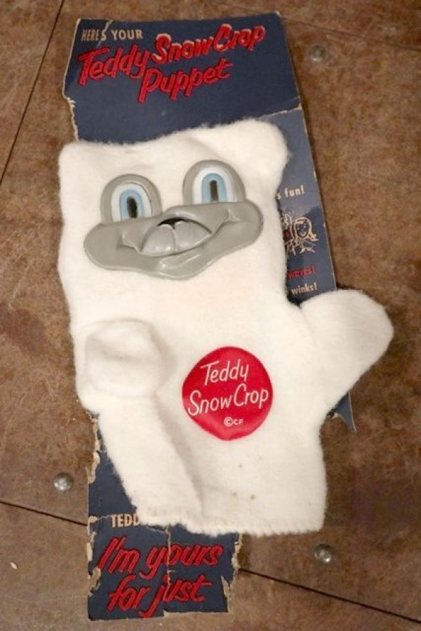 画像1: ct-201201-42 Teddy Snow Crop / 1950's Puppet