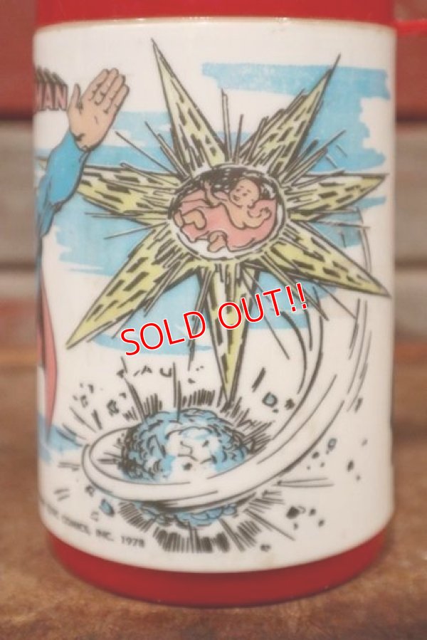 画像5: ct-210101-38 SUPERMAN / ALADDIN 1978 Water Bottle