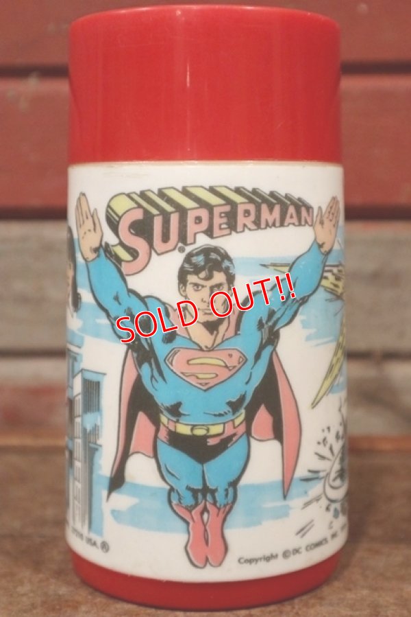 画像1: ct-210101-38 SUPERMAN / ALADDIN 1978 Water Bottle