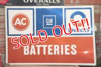 dp-201201-27 AC GM Delco / BATTERIES Metal Sign