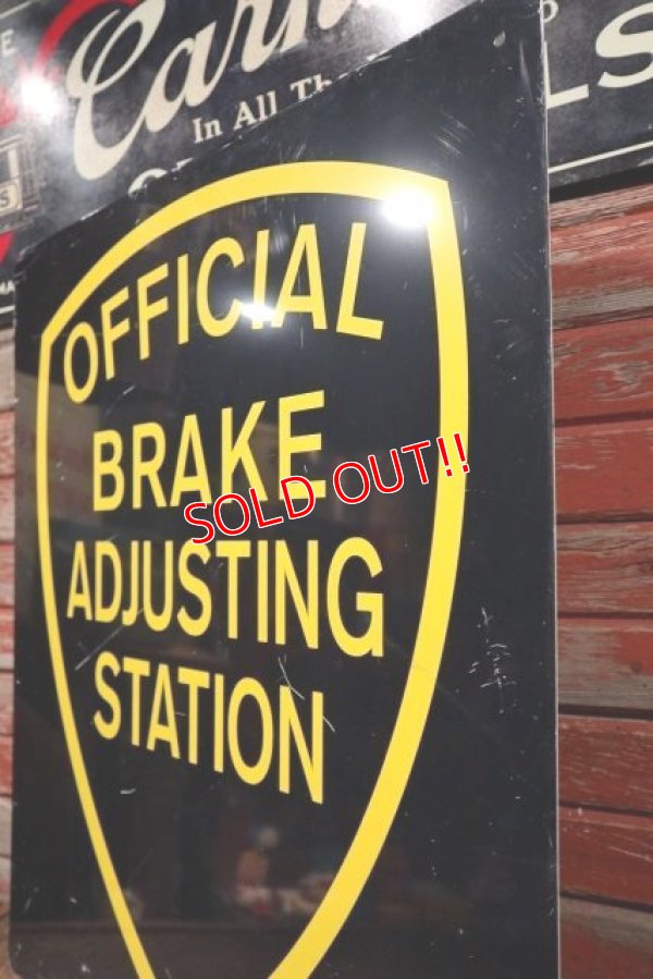 画像4: dp-210101-03 OFFICIAL BRAKE ADJUSTING STATION / Metal Sign