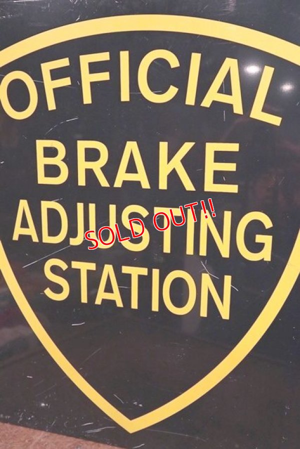画像2: dp-210101-03 OFFICIAL BRAKE ADJUSTING STATION / Metal Sign