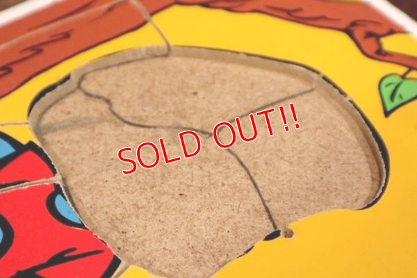 画像7: ct-210101-04 Smurf / Playskool 1980's Wood Frame Tray Puzzle