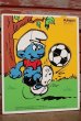 画像1: ct-210101-04 Smurf / Playskool 1980's Wood Frame Tray Puzzle (1)