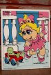 画像1: ct-210101-08 Baby Miss Piggy & Kermie Doll / Playskool 1980's Wood Frame Tray Puzzle (1)