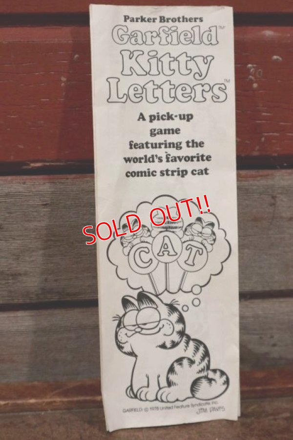 画像11: ct-201114-89 Garfield / 1978 Kitty Letters Game