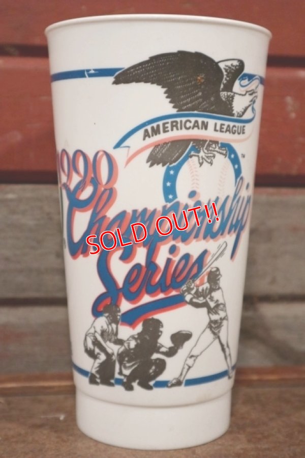 画像1: dp-210101-41 OAKLAND ATHLETICS × BOSTON RED SOX / 1990 American League Championship Series Plastic Cup