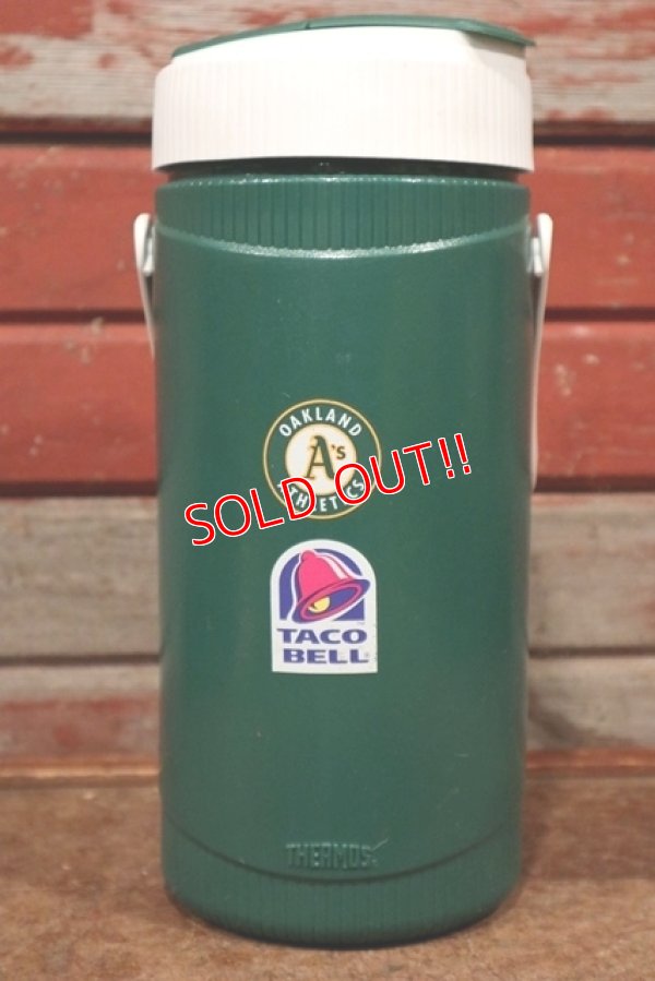 画像1: dp-210101-40 OAKLAND ATHLETICS × TACO BELL / THERMOS Water Jug