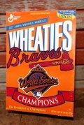 ad-130507-01 General Mills / 1995 WHEATIES  "Atlanta Braves" Cereal Box