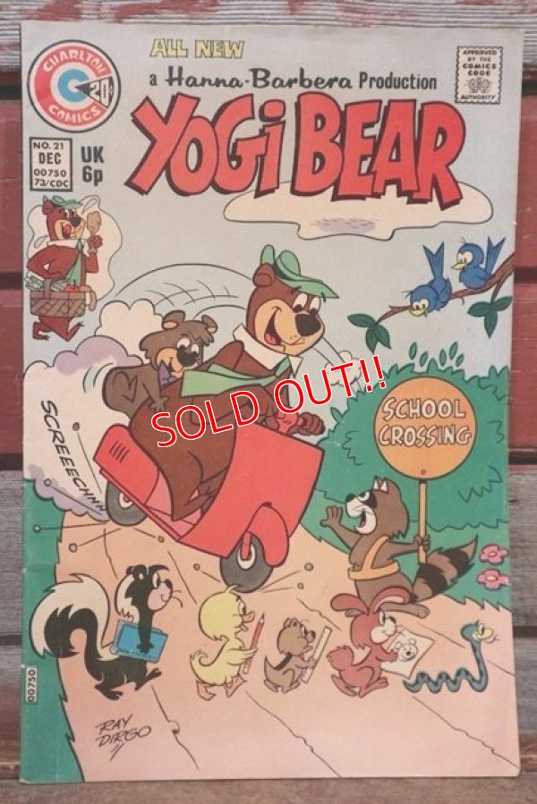画像1: ct-201114-31 Yogi Bear / CHARLTON Comics December 1978 Comic