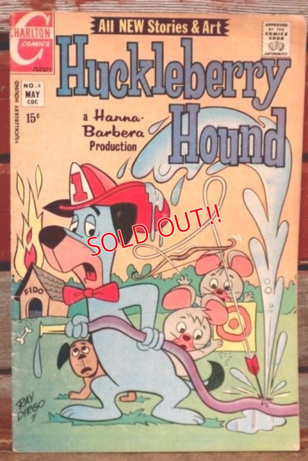 画像1: ct-201114-31 Hucklebery Hound / CHARLTON Comics May 1971 Comic