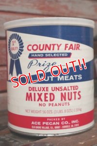 dp-210101-38 COUNTRY FAIR MIXED NUTS / Vintage Tin Can