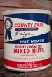 画像1: dp-210101-38 COUNTRY FAIR MIXED NUTS / Vintage Tin Can (1)