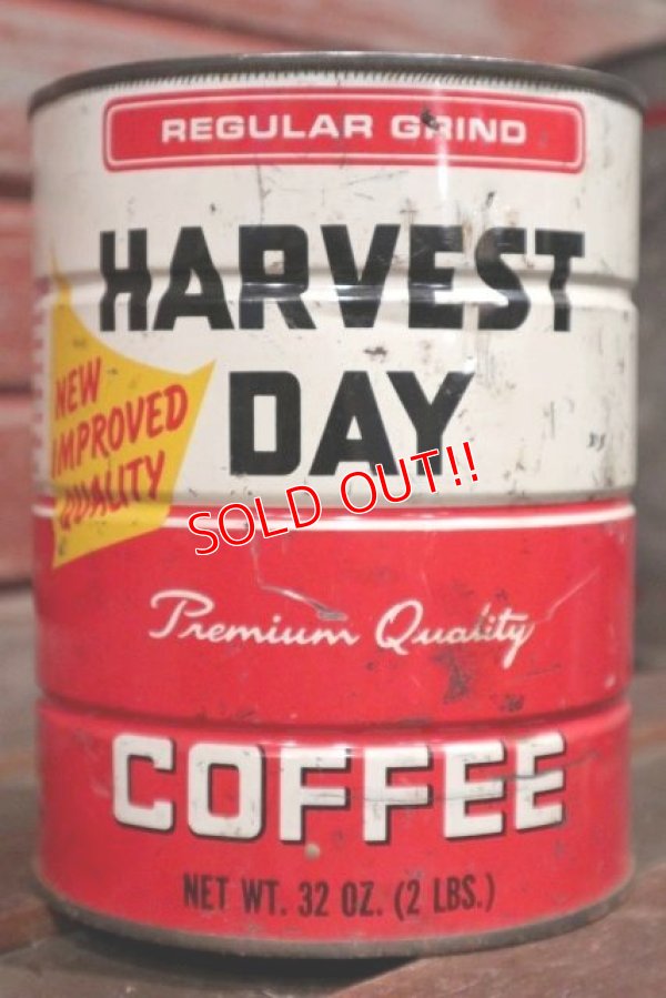 画像2: dp-210101-61 HARVEST DAY COFFEE / Vintage Tin Can