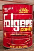 dp-210101-59 Folger's COFFEE / Vintage Tin Can