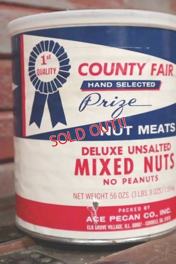 画像2: dp-210101-38 COUNTRY FAIR MIXED NUTS / Vintage Tin Can