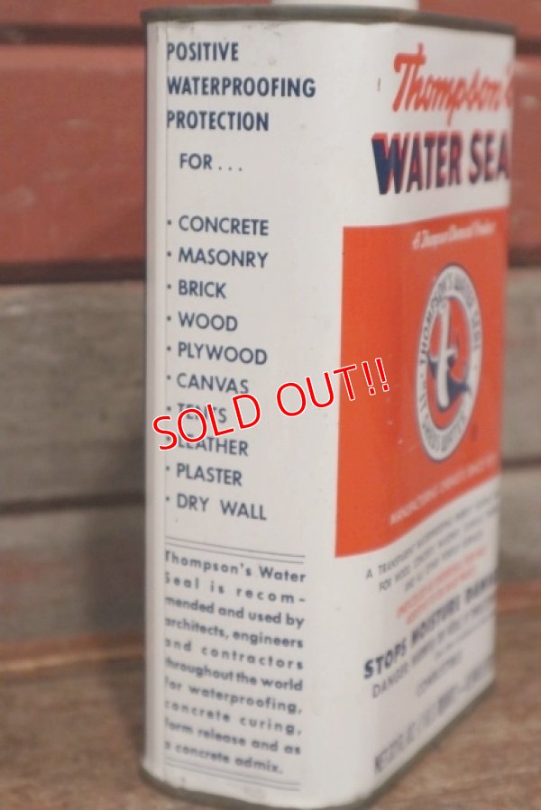 画像3: dp-210101-48 Thompson's  WATER SEAL / Vintage Tin Can