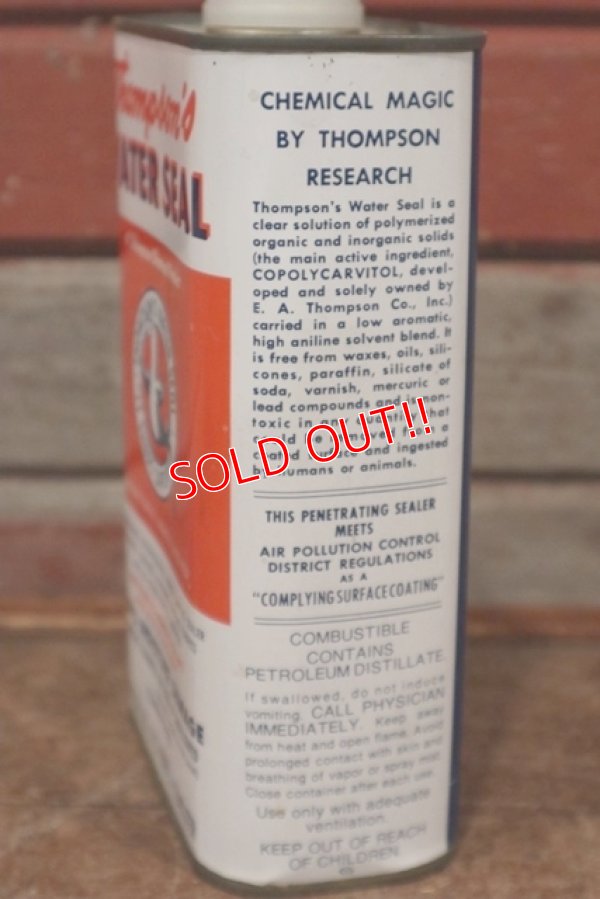 画像4: dp-210101-48 Thompson's  WATER SEAL / Vintage Tin Can