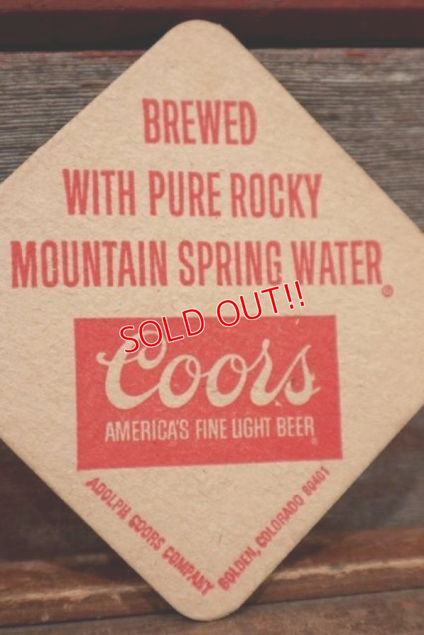 画像3: dp-201201-25 Coors Beer / Vintage Coaster