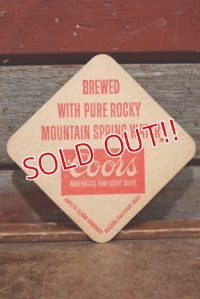 dp-201201-25 Coors Beer / Vintage Coaster