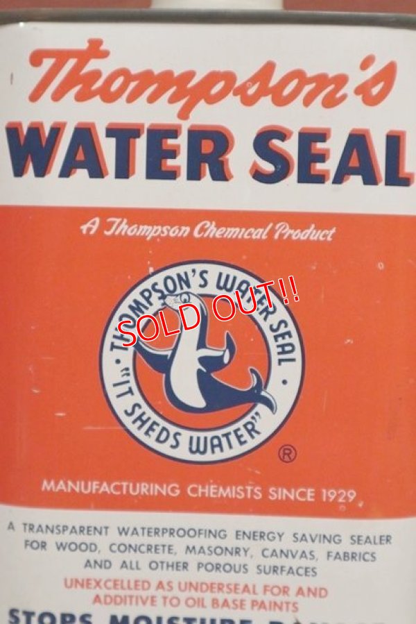 画像2: dp-210101-48 Thompson's  WATER SEAL / Vintage Tin Can