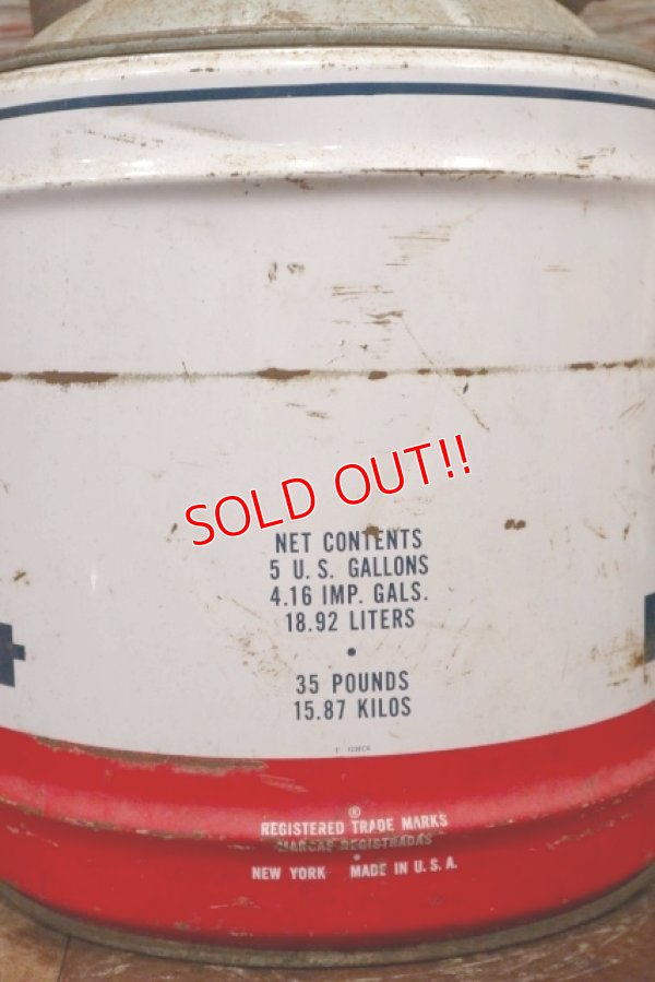 画像5: dp-201201-47 Mobil / 1950's-1960's 5 U.S.GALLONS Oil Can
