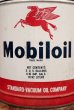 画像3: dp-201201-50 Mobiloil / 1950's 5 U.S.GALLONS Oil Can