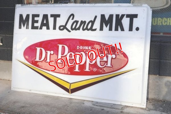 画像1: dp-210101-01 Dr Pepper / 1960's Store Display Huge Sign