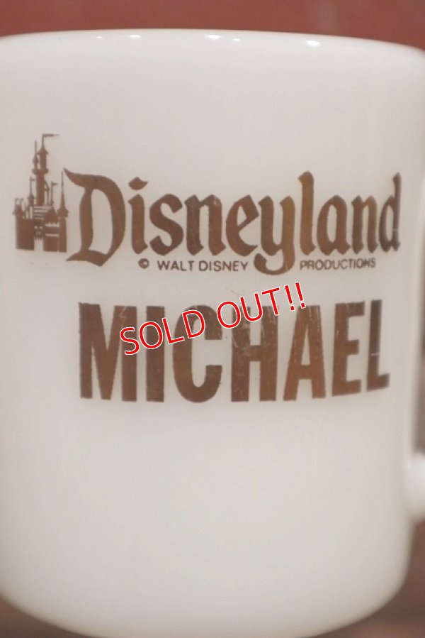 画像2: dp-210101-82 Disneyland / Federal 1970's Footed Mug "MICHAEL"