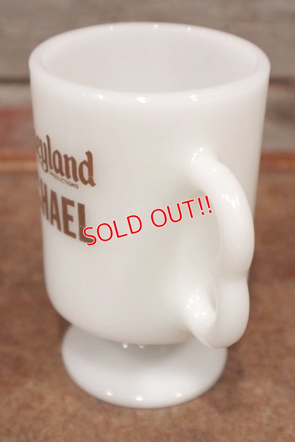 画像4: dp-210101-82 Disneyland / Federal 1970's Footed Mug "MICHAEL"