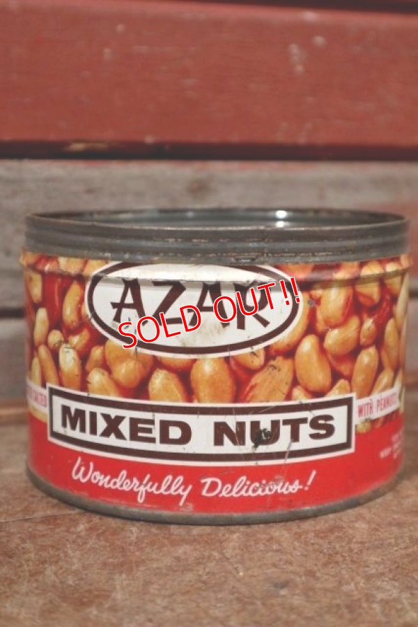 画像1: dp-210201-26 AZAR MIXED NUTS / Vintage Tin Can