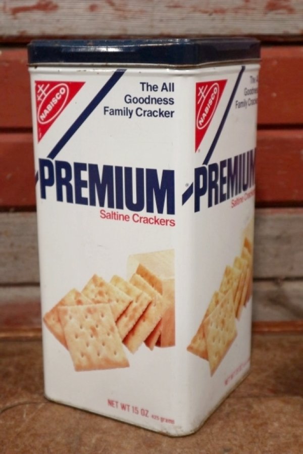 画像1: dp-210101-28 NABISCO / PREMIUM Saltine Crackers 1978 Tin Can