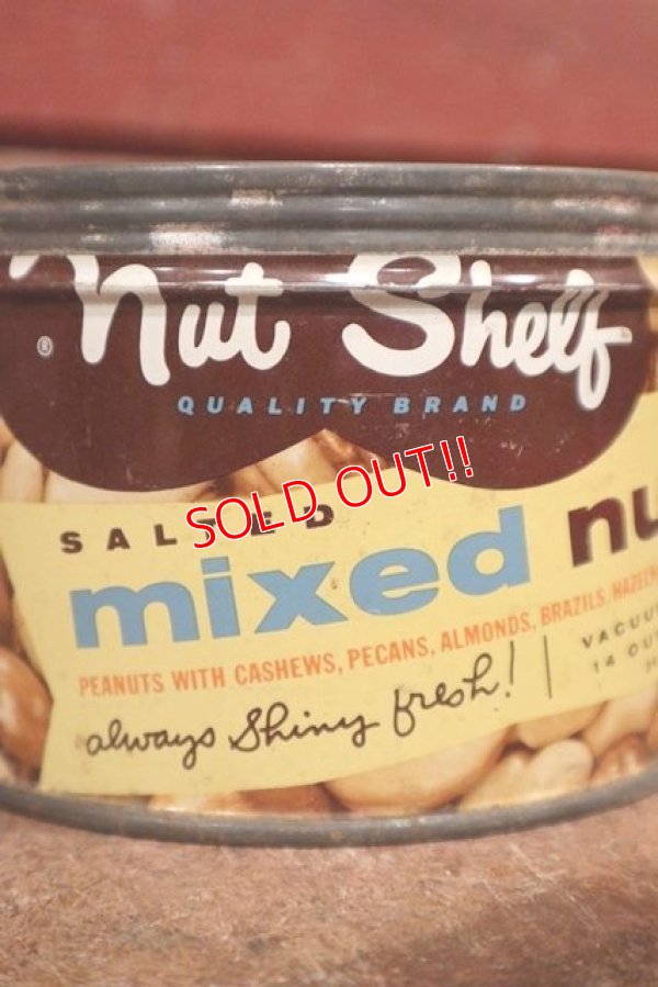 画像2: dp-210201-27 Nut Shelf mixed nuts / Vintage Tin Can