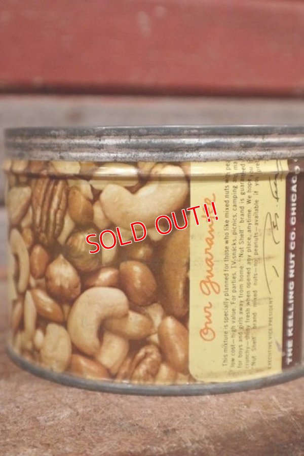 画像4: dp-210201-27 Nut Shelf mixed nuts / Vintage Tin Can